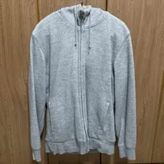 UNIQLO ユニクロ ボアスウェットフルジップパーカ グレー L