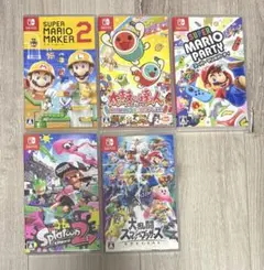 Nintendo Switch カセットケース5本セット