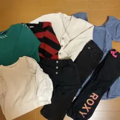 女の子 まとめ売り 110サイズ gu ユニクロ h&m roxy