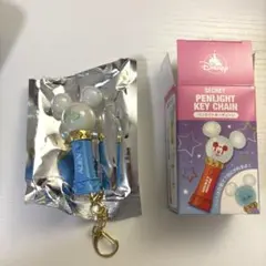 【未使用】ディズニーペンライトキーチェーン リトルグリーンメン