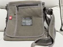 DIESEL ディーゼル ショルダーバッグ キャンバス ミリタリー カーキ