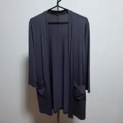ダークグレー カーディガン 7号