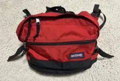 OUTDOOR バックパック レッド/ブラック