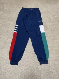 adidas アディダス トラックパンツ ジャージ ネイビー ナイロンパンツ