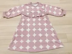 【新品】après les cours ピンクワンピース 裏起毛 100cm