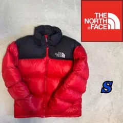 ノースフェイス ヌプシ メンズS 赤 レッド ダウン レトロヌプシ 1996