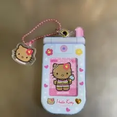 日焼けキティ ガラケー型キーホルダー ギャルキティ