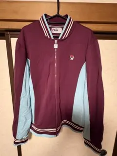 FILA classic トラックジャケット borg バーガンディ Lのサムネイル