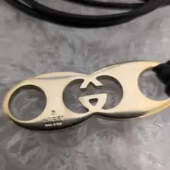 GUCCI インターロッキングG レザーネックレス 値下げ不可です。