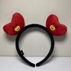 BT21 Tata ハート型耳付きヘッドバンド テテ V