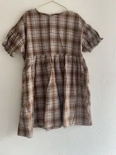 ペアマノン　半袖ワンピース 110size