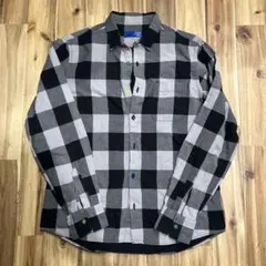BEAMS チェック柄 長袖シャツ S