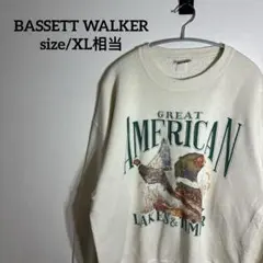 【US古着】BASSETT WALKER クルーネックトレーナー スウェット