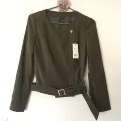 新品☆クリスタルシルフ トップス アウター ジャケット XS, カーキのサムネイル
