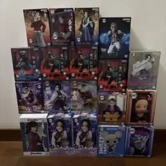 鬼滅の刃フィギュア　ムキムキねずみ　胡蝶しのぶルミナスタ　童磨など19個セット