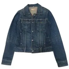 YANUK ダークデニム ボタン付きジャケット アメリカ製 Sサイズ