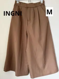 INGNI ブラウン ワイドパンツ イージーパンツ Mサイズ
