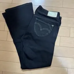 リーバイス　レディースタイル　ブラックデニム