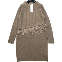 【未使用タグ付】WEEKEND MaxMara フェザー ニット ワンピース M