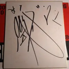 新日本プロレス 棚橋弘至 サイン色紙 - メルカリ