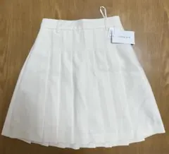 Honeys　ミニプリーツスカート　ホワイト　レディース　M