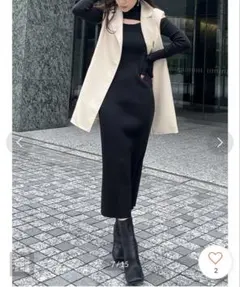 eimy istoire エコファーレイヤードフェイクレザーベスト