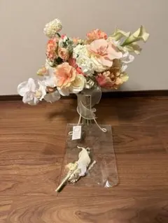 ウェディングブーケ、ブートニア