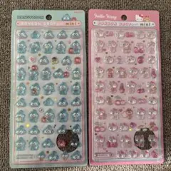 【正規品】 ボンボンドロップシール　ミニ　ハンギョドン&キティピンク　セット
