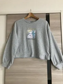 アベイル　ロゴ刺繍 スウェット グレー