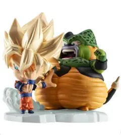 ドラゴンボール超戦士 フィギュア9 孫悟空(スーパーサイヤ人)&セル(第二形態)
