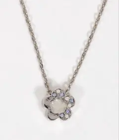 MARY QUANT フラワーモチーフ ネックレス シルバーのサムネイル