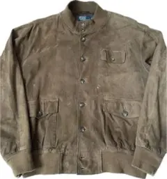 90s Polo by Ralph Lauren レザーブルゾンXLスペシャル