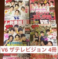 V6 ザテレビジョン 4冊