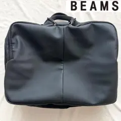 ビームスBEAMS ビジネスバッグ兼リュック ブラック PCポケット付きナイロン