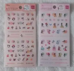 ダイソー　ミッキー＆フレンズ　プリンセス　スケジュールシール　②種セットのサムネイル