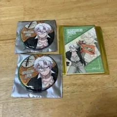 鬼滅の刃 サンシャインシティ てんぼうパーク 缶バッジ ミニ色紙 不死川実弥