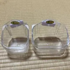 SANKO WILD 小動物用クリア食器 2個セットのサムネイル
