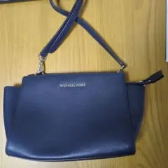 MICHAEL KORS ネイビー ショルダーバッグ