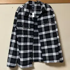 ニ*い様 未使用 GAP 長袖ネルシャツ Mサイズ ブラックチェック チェック柄