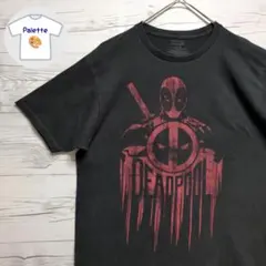 MARVEL　マーベル　デッドプール　デップー　ムービーT　映画T　黒　海外古着
