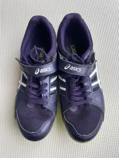 asics HEATFLAT スパイクシューズ 紫/黄緑