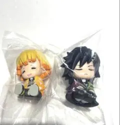 【匿名配送】鬼滅の刃　肩ズン　Fig. ガチャ　善逸　義勇