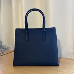美品　SONIA RYKIELネイビー ハンドバッグ