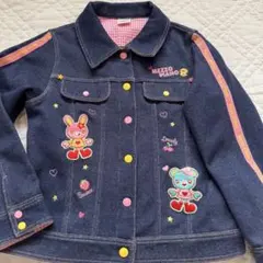 レトロ　メゾピアノ　mezzo piano デニムジャケット ミミポポ　平成