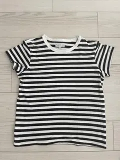 agnis b. 半袖ストライプTシャツ T2