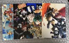 僕のヒーローアカデミア　ヒロアカ　ポストカード　緑谷出久　爆豪勝己　轟焦凍
