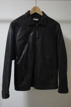 NANO universe ブラック レザージャケット