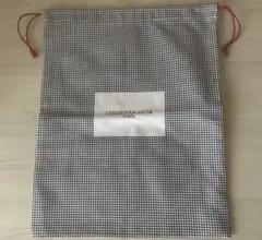 CHRISTIAN DIOR 千鳥柄 巾着