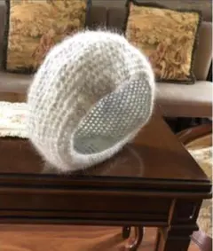 手編み！　ベレー帽