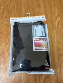 【新品】UNIQLOヒートテックVネックシャツT ブラックM 9分袖